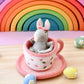 Tara Treasures | Felt Rabbit/Bilby in Tea Cup