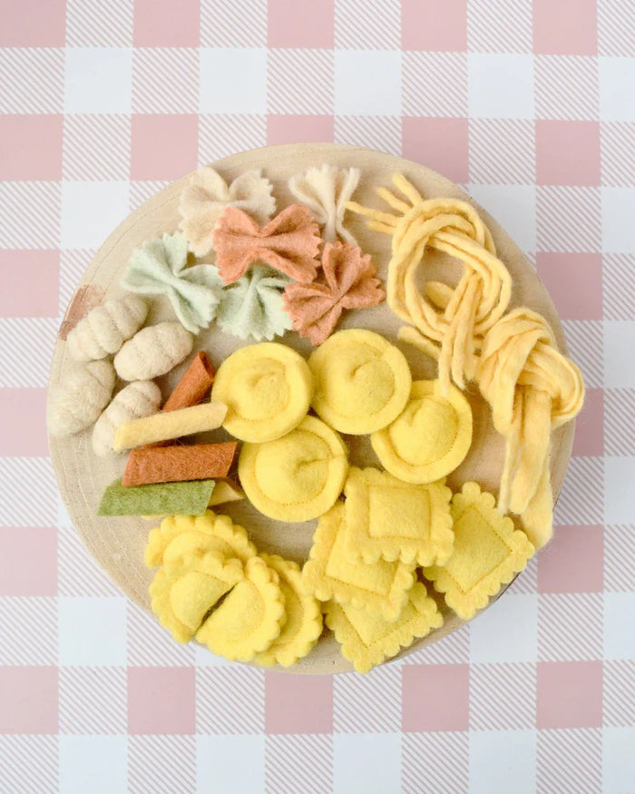 Tara Treasures | Felt Pasta Play Food Set
