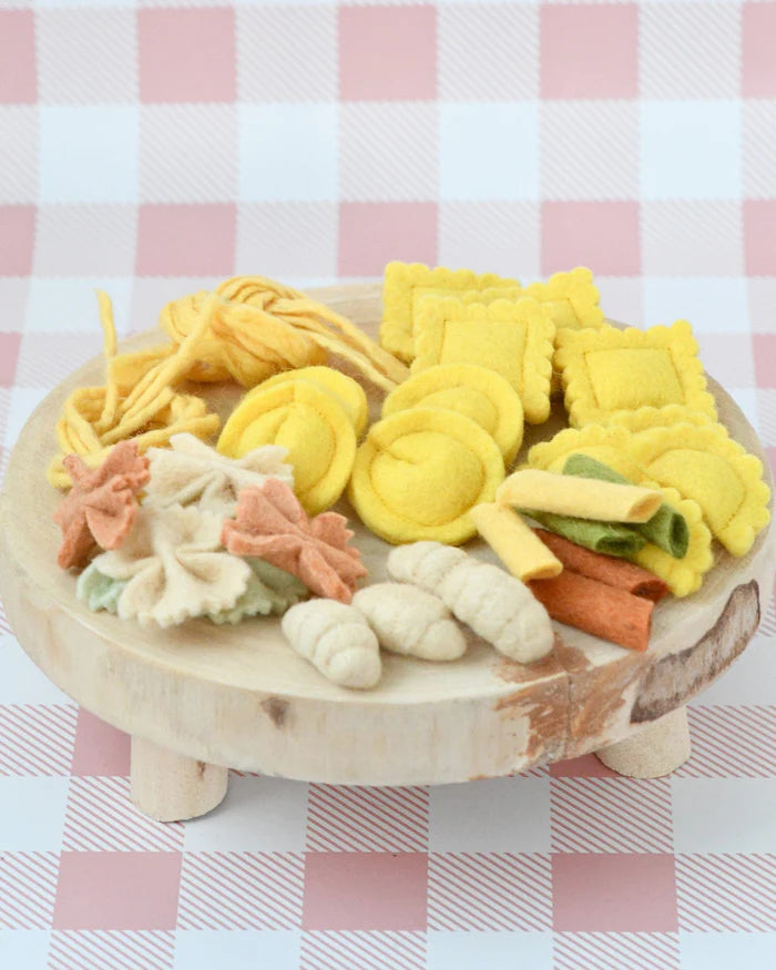 Tara Treasures | Felt Pasta Play Food Set