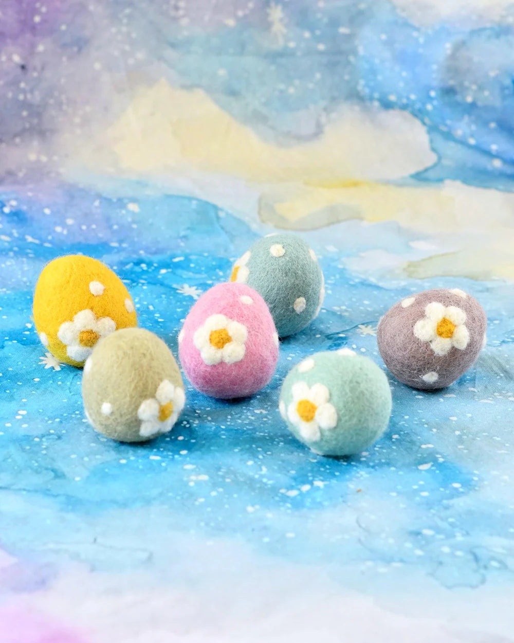 Tara Treasures | Felt Floral & Dots Eggs