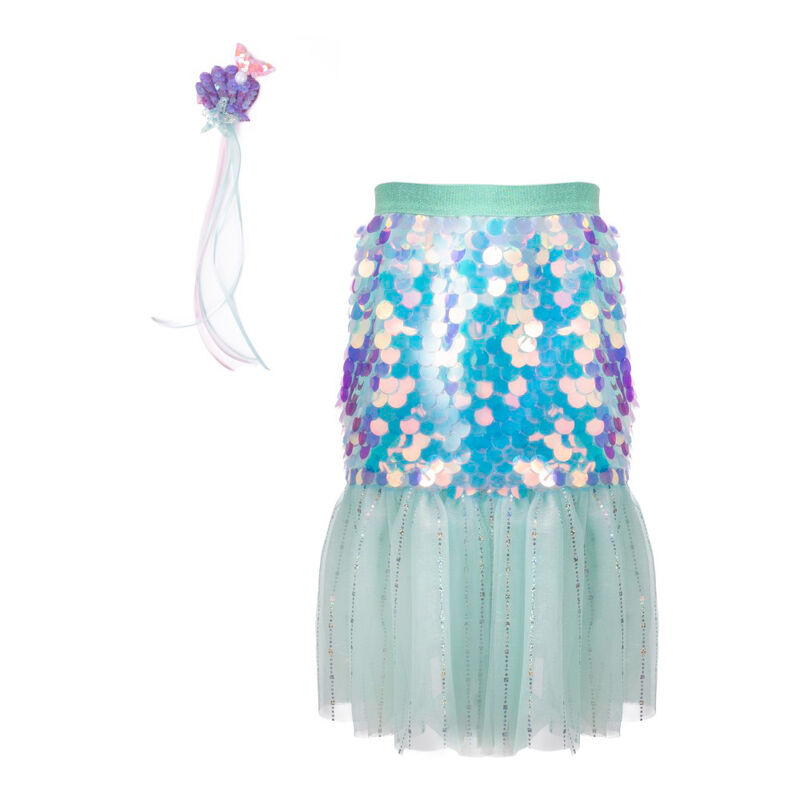 Great Pretenders | Bling Bling Mermaid Skirt & Hair Clip Set