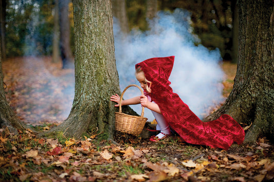 Great Pretenders | Red Riding Hood Cape (Size 5-6)