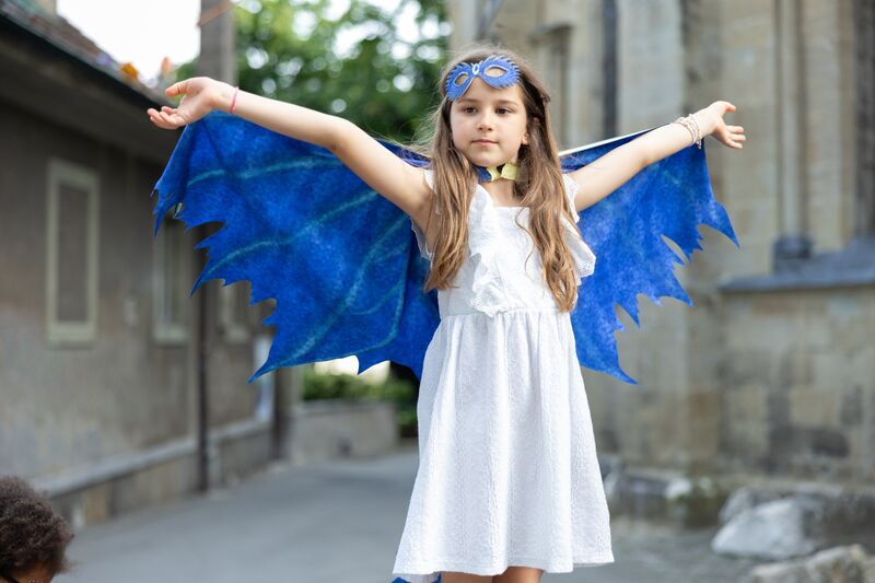Great Pretenders | Celestial Dragon Jewel Soft Wings (Size 4-6)