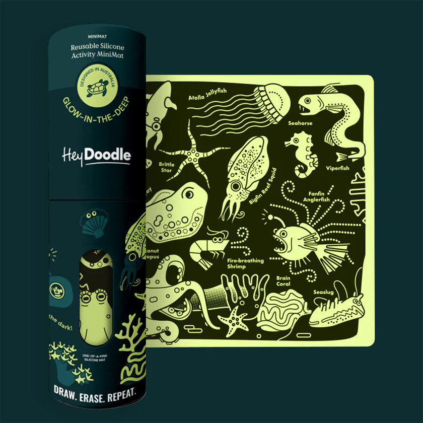 Hey Doodle | Silicone Colouring Mat - Mini (various)