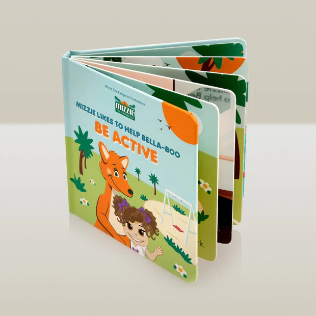 Mizzie The Kangaroo | Board Book: Be Active