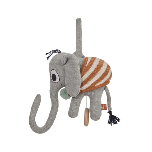OYOY | Elephant Henry Musical Baby Mobile
