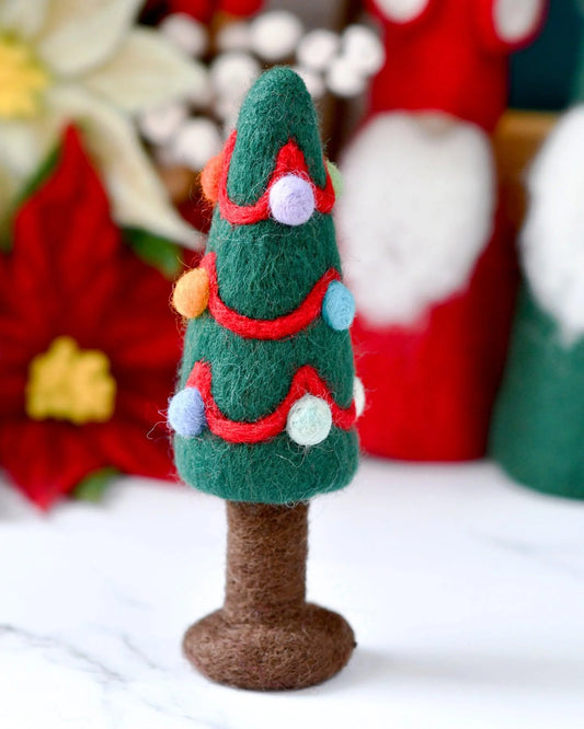 Tara Treasures | Felt Christmas Tree with Colourful Dots