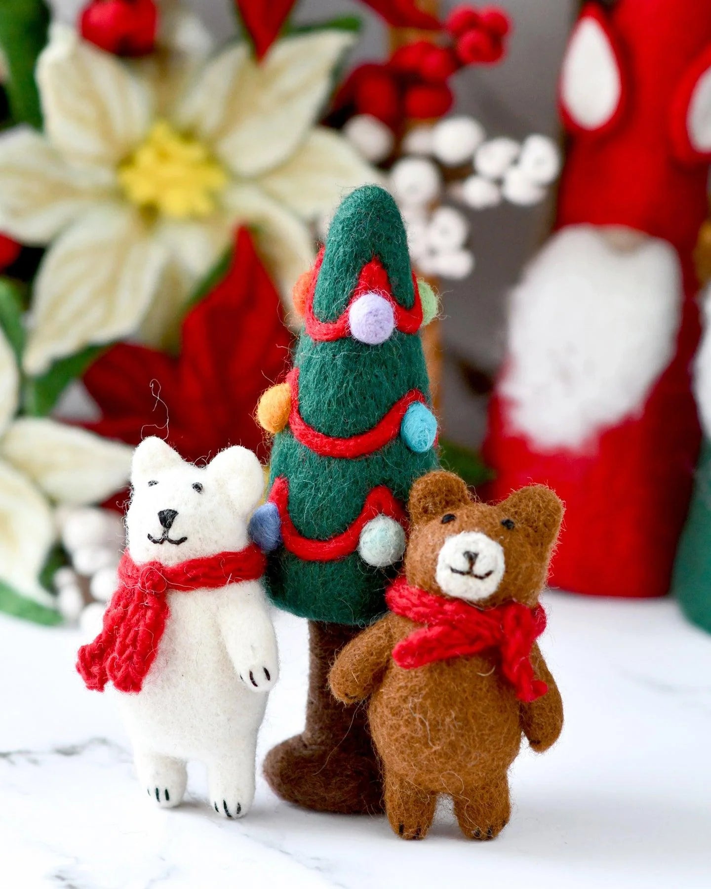 Tara Treasures | Felt Christmas Tree with Colourful Dots