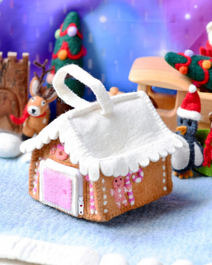 Tara Treasures | Gingerbread House Bag (Various)