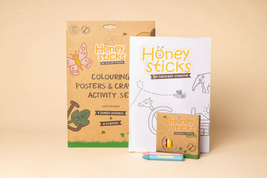 Honeysticks | Activity Set - Jumbo Posters & Crayons