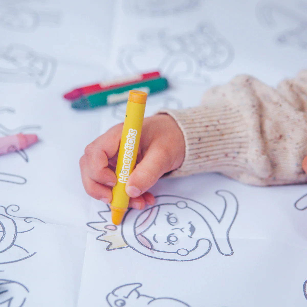 Honeysticks | Activity Set - Jumbo Posters & Crayons