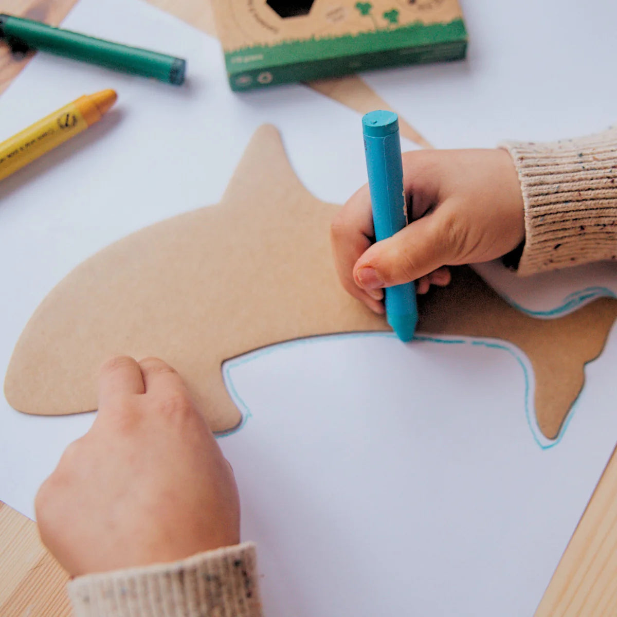Honeysticks | Activity Set - Jumbo Stencils & Crayons