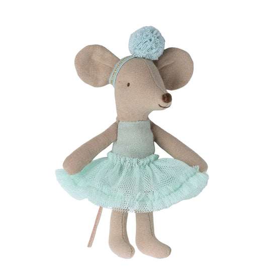 Maileg | Ballerina Mouse Little Sister - Light Mint