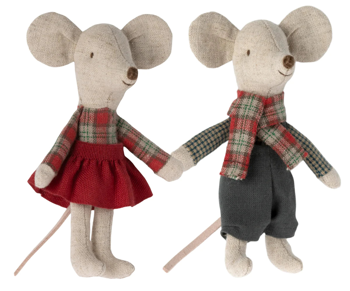 Maileg | Winter Mice Twins in House