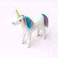 Tara Treasures | Felt Coloured Unicorn Toy