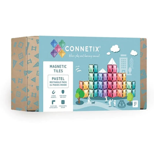 Connetix | PASTEL Rectangle Pack (24pc)