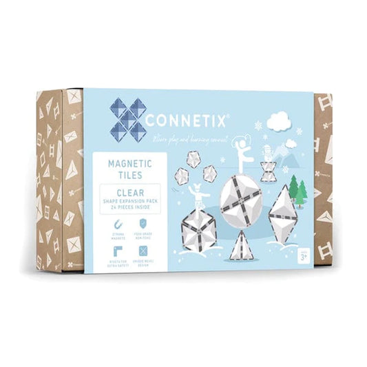 Connetix | CLEAR Shape Expansion Pack (24pc)