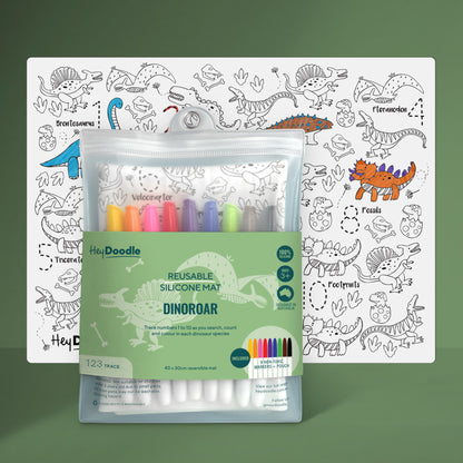 Hey Doodle | Silicone Colouring Mat - Large (various)