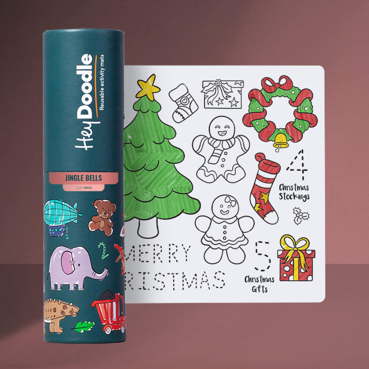 Hey Doodle | Silicone Colouring Mat - Mini (various)