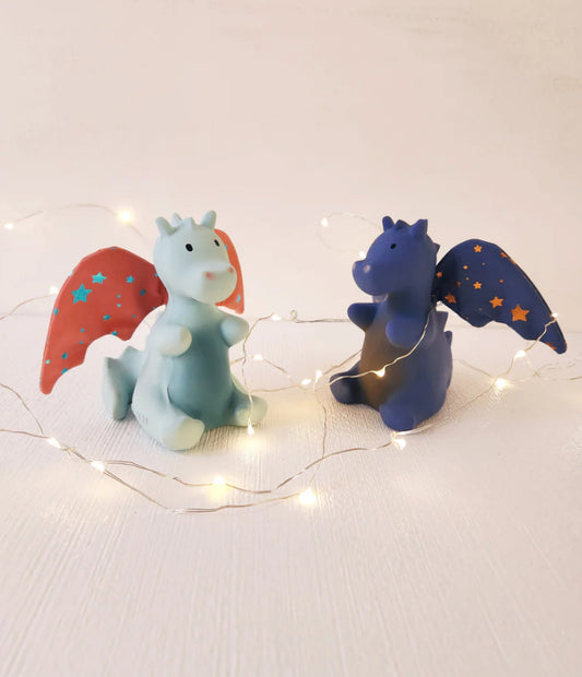 Tikiri | Natural Rubber Rattle - Dragon (various)
