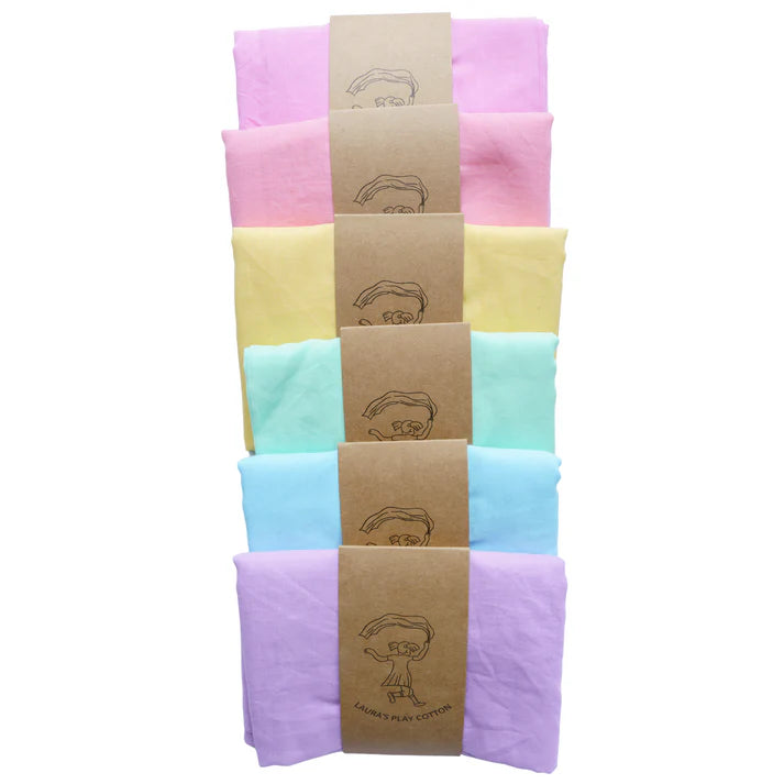 Laura's Play Cottons | Pastel Colours (various)