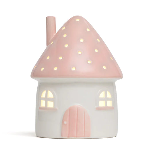 Little Belle Nightlights | Elfin House Nightlight - Porcelain