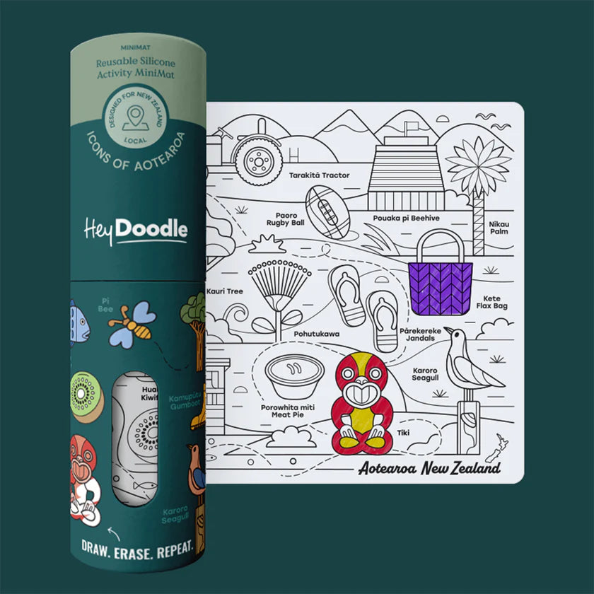 Hey Doodle | Silicone Colouring Mat - Mini (various)