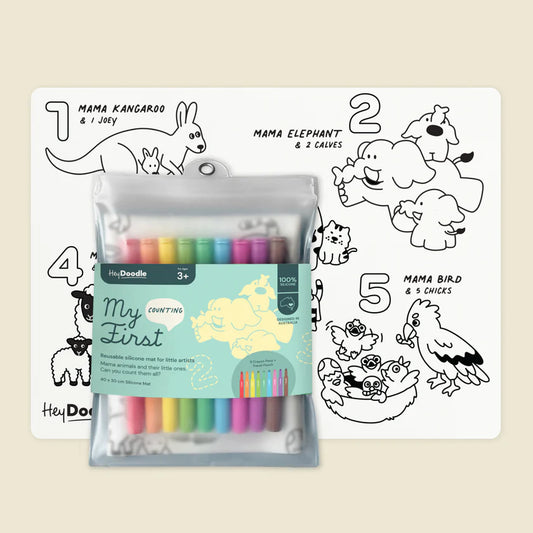 Hey Doodle | 'My First' Silicone Colouring Mat