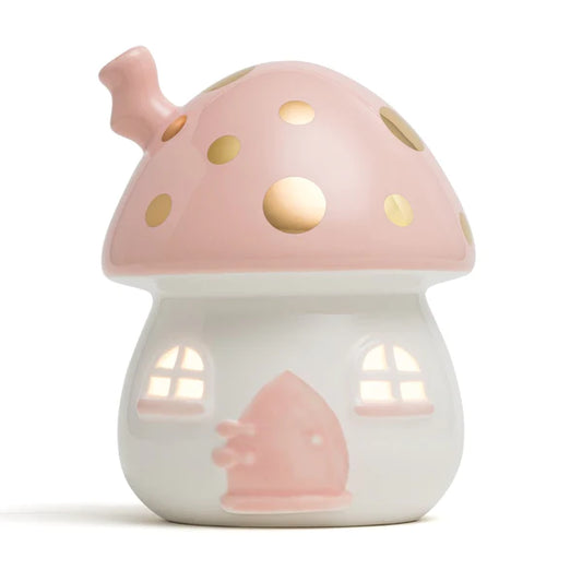 Little Belle Nightlights | Fairy House Nightlight - Porcelain