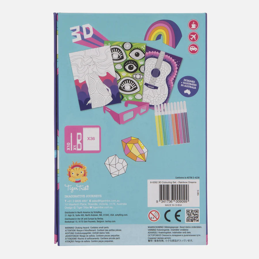 Tiger Tribe | Colouring Set - 3D