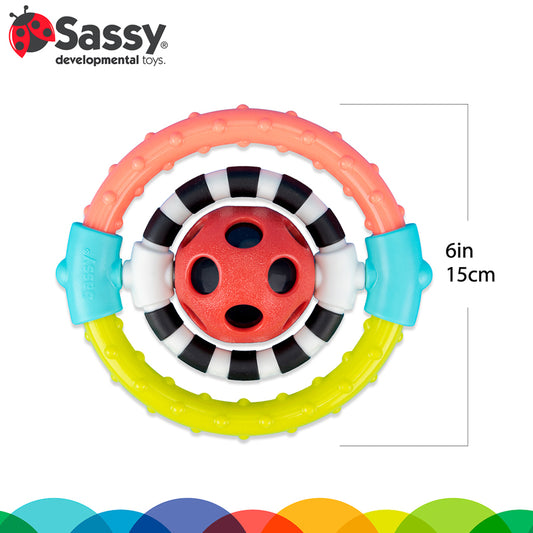 Sassy Baby | Spin & Chew Ring Rattle