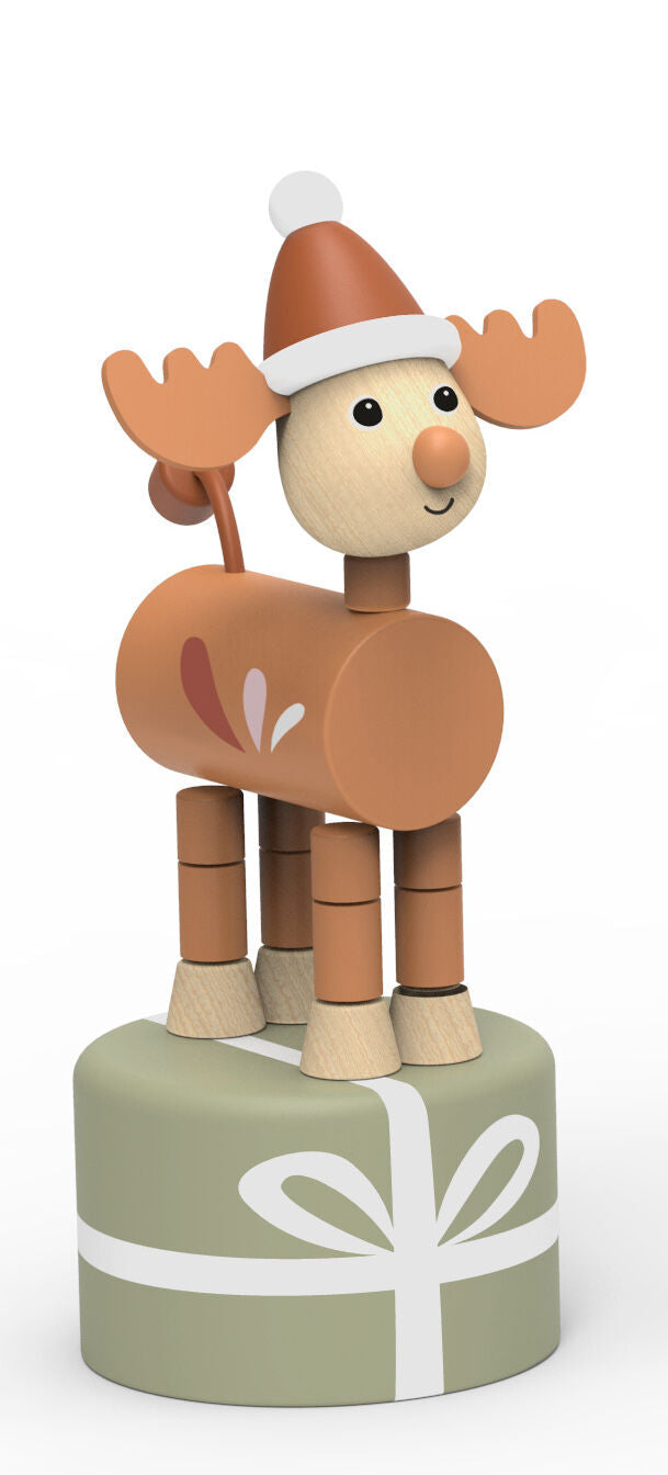 Speedy Monkey | Christmas Pushing Puppet
