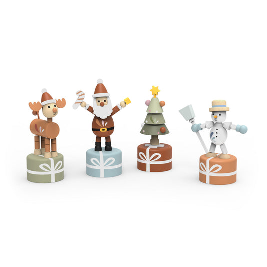 Speedy Monkey | Christmas Pushing Puppet