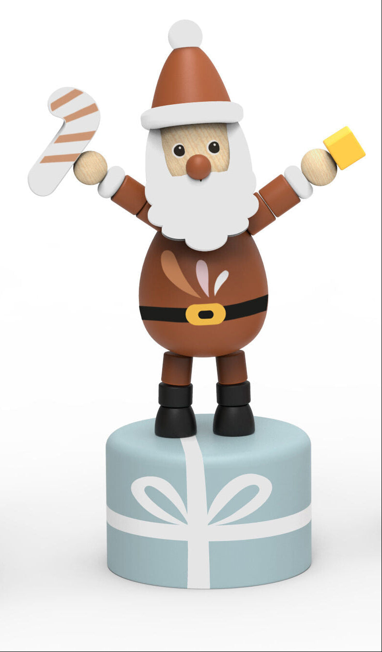 Speedy Monkey | Christmas Pushing Puppet