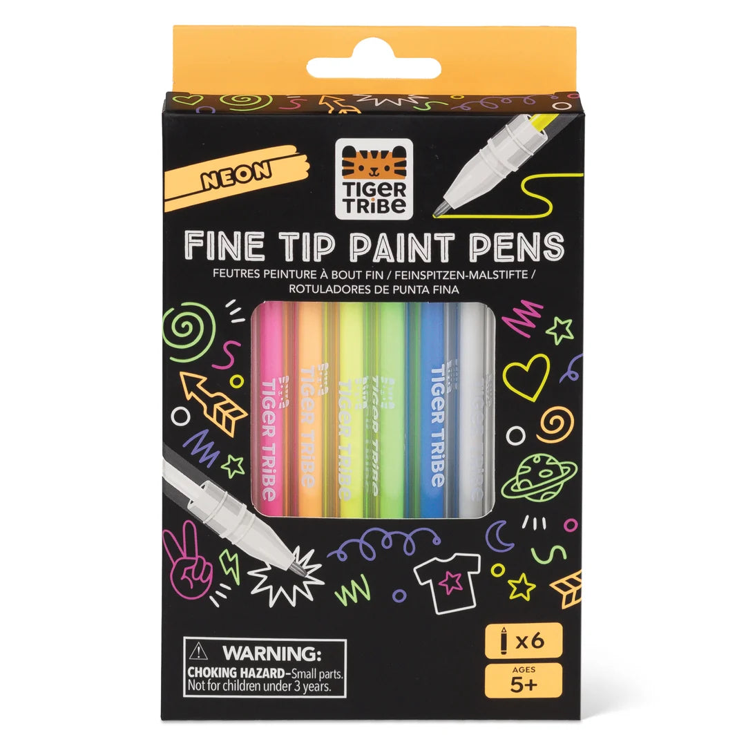 Tiger Tribe | Neon Fine Tip Paint Pens