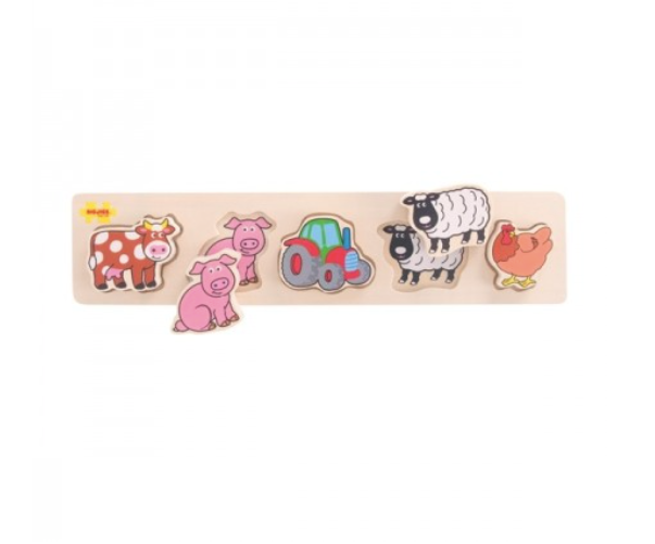 Bigjigs | Chunky Lift Out Puzzle Board (various)