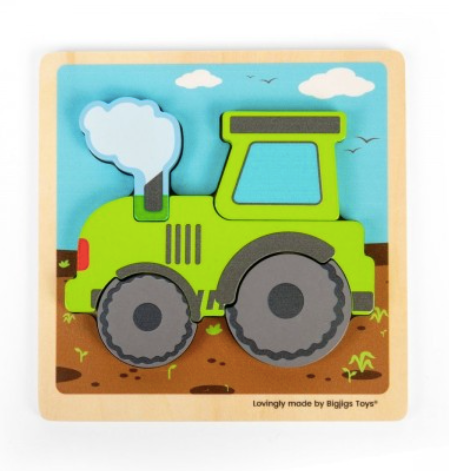 Bigjigs | Chunky Lift Out Puzzle (various)