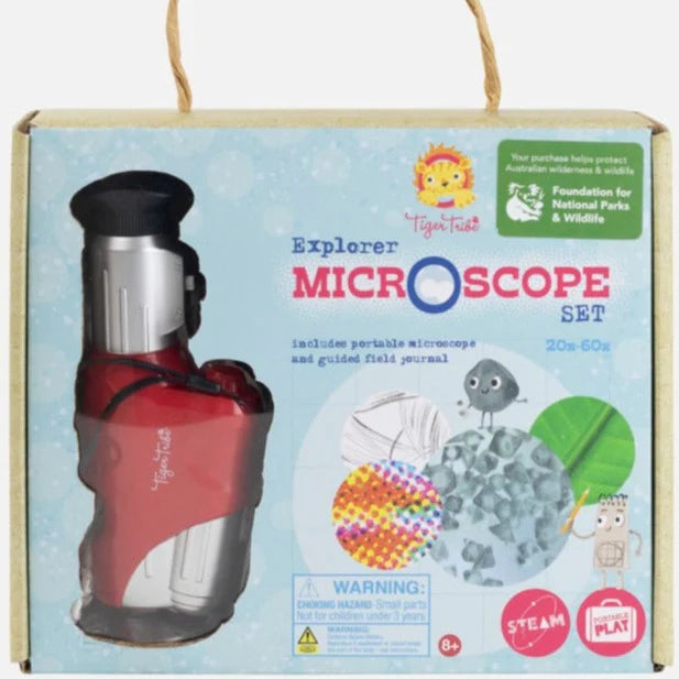 Tiger Tribe | Explorer Microscope Set – Peach & Pip
