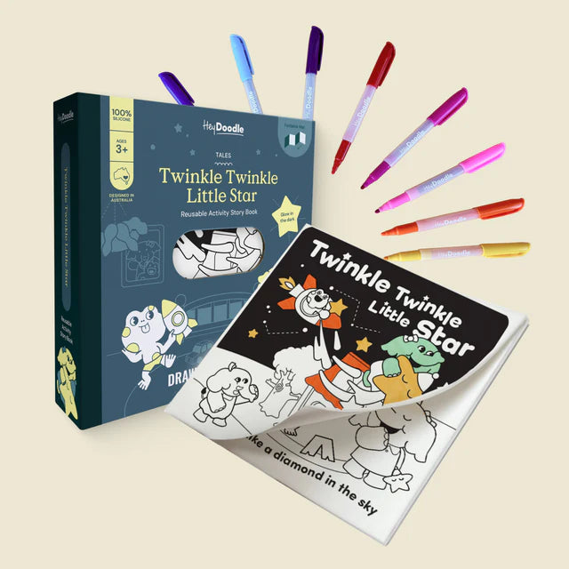Hey Doodle | Silicone Colouring Book Tales (various)