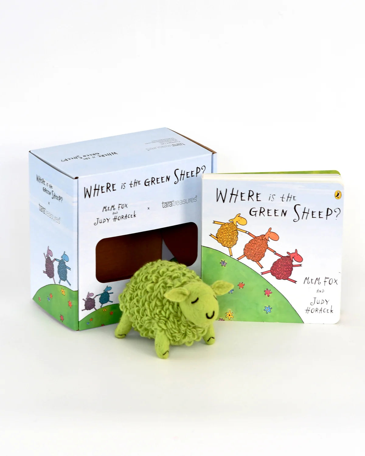Tara Treasures | Where Is The Green Sheep (Toy & Book Set)
