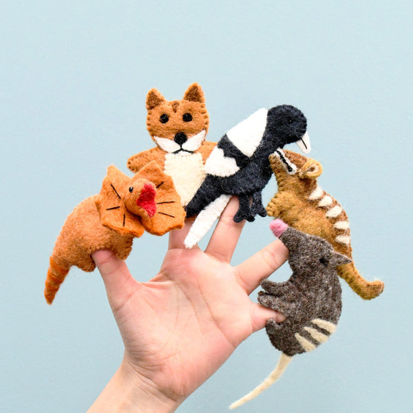 Tara Treasures | Finger Puppet Set - Australian Animals
