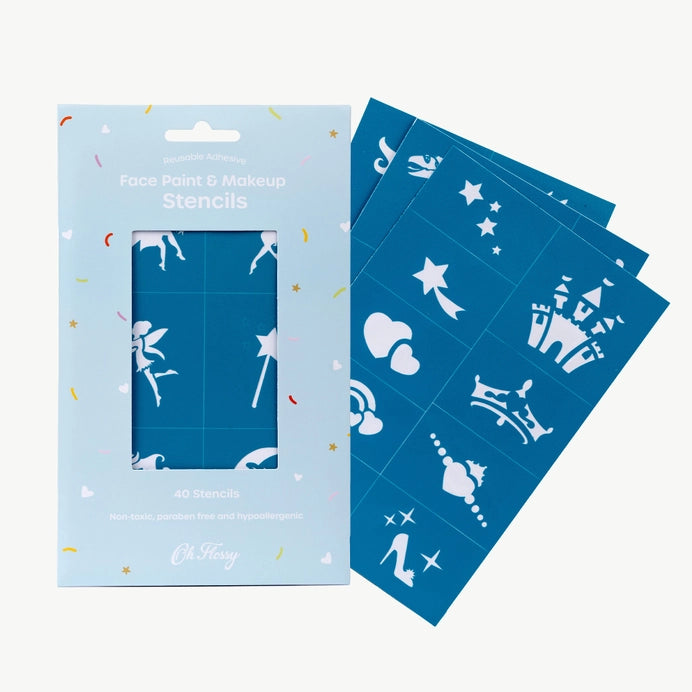Oh Flossy | Reusable Adhesive Face Paint Stencils (various)