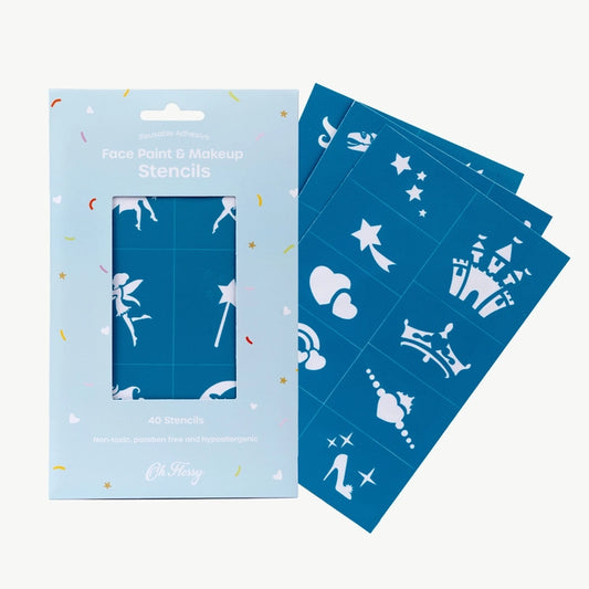 Oh Flossy | Reusable Adhesive Face Paint Stencils (various)