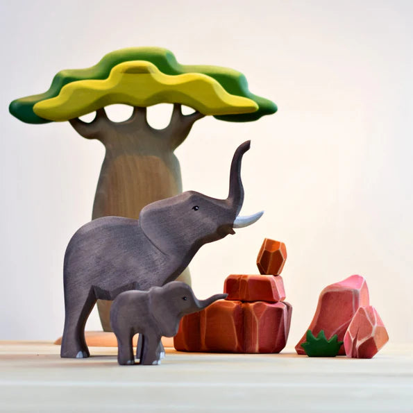 Bumbu | Elephants & Savanna Rocks SET