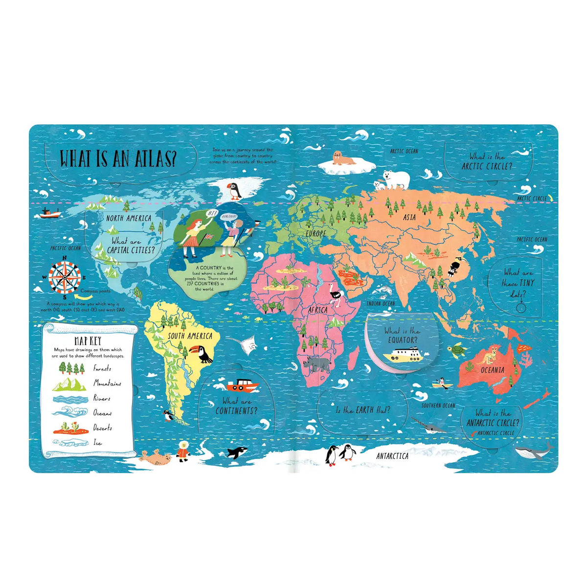 Book | Children's World Atlas - Lift The Flap