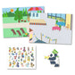 Djeco | 30 pc Reusable Puffy Stickers (various)