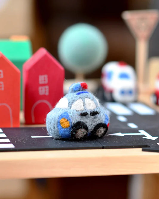 Tara Treasures | Felt Police Car