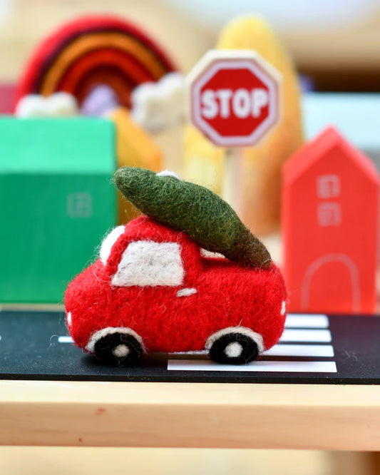 Tara Treasures | Felt Christmas Truck & Tree