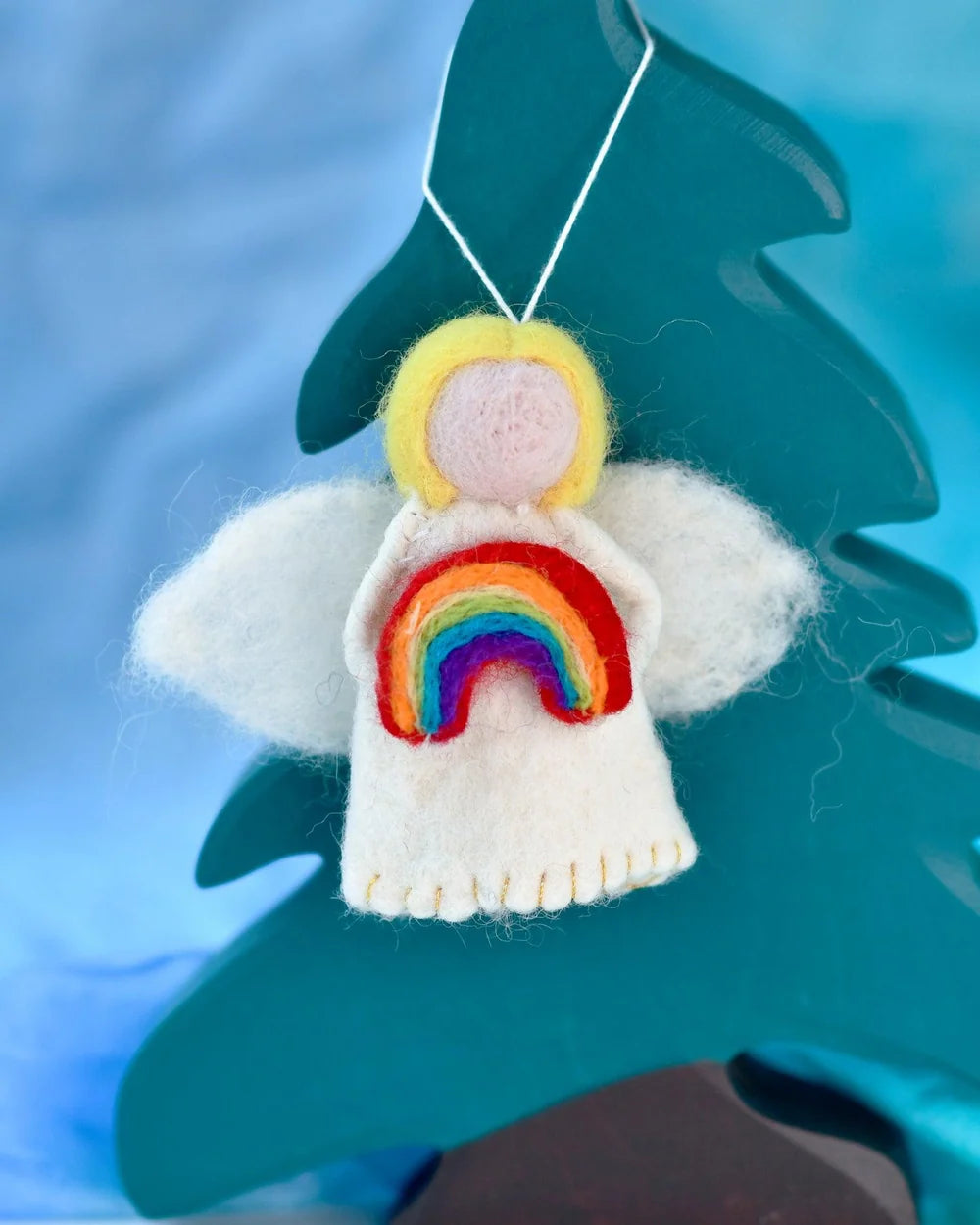 Tara Treasures | Felt Diversity Angel with Rainbow (various)