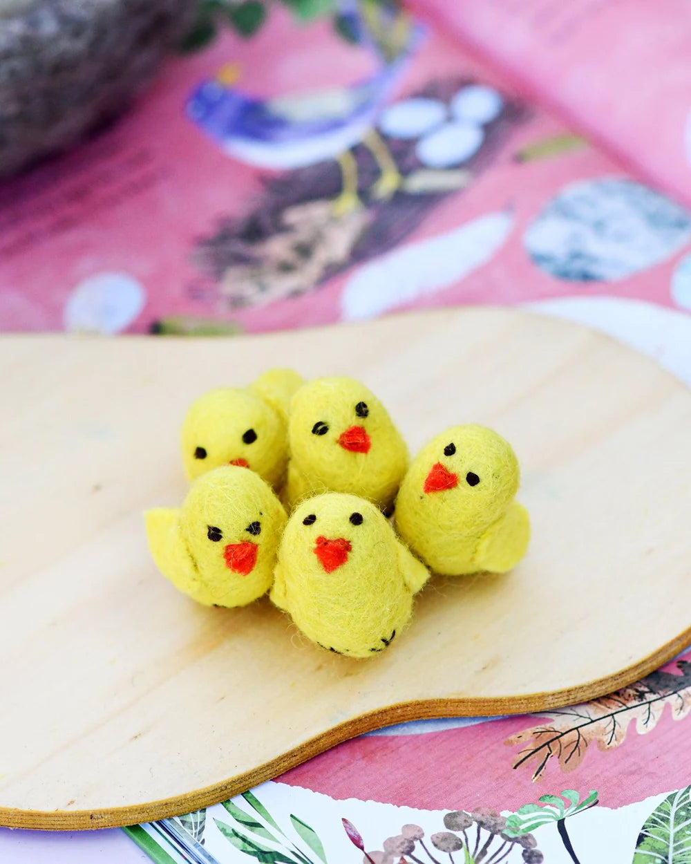 Tara Treasures | Felt Chicks (5 pack)
